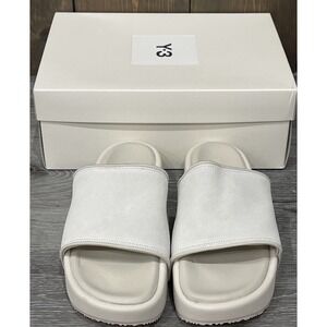 Y-3 Orbit Grey Clear Brown Beige White GW8630 Slide Sandal Mule Slipper Men's 6